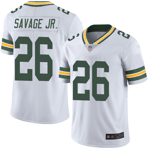 Men Green Bay Packers #26 Darnell Savage Jr White Limited Vapor Untouchable NFL jersey